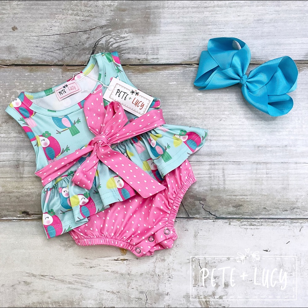 Pete and Lucy Tropic Romper